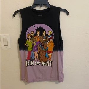 Scooby- Doo/ Supernatural crossover muscle tee